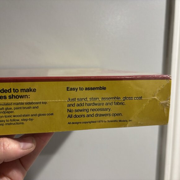 Realife Miniatures Heritage Series Victorian Dining Room Wood Furniture Kit #201 - Picture 9 of 16